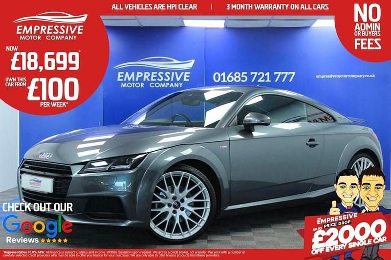 Grey Used 2018 Audi TT S-Line Coupe | £18,699 (Fair price) - Image 1/4