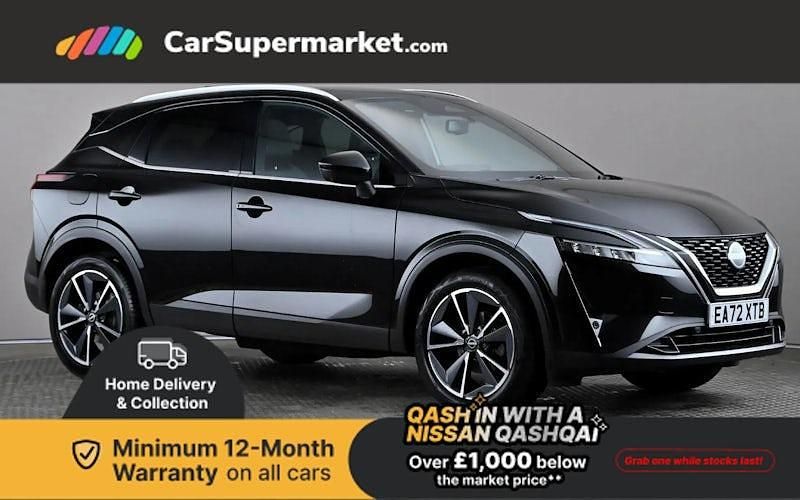 Black Used 2022 Nissan Qashqai Tekna SUV | £17,897 (A bit pricey) - Image 1/3