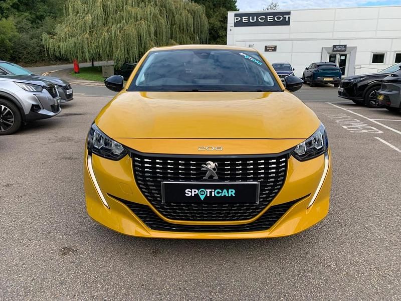 Yellow Used 2022 Peugeot 208 Active+ Hatchback | £12,995 (Fair price) - Image 1/4