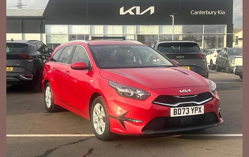 Red Used 2023 Kia Ceed Sportswagon Estate | £16,195 (Fair price) - Image 1/4