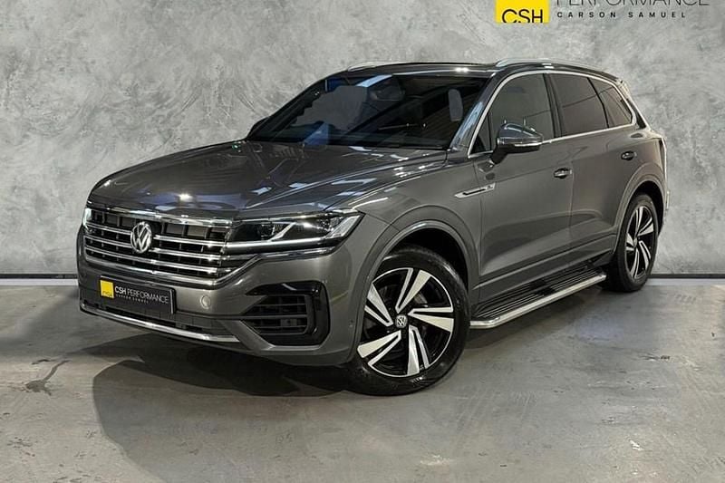 Grey Used 2018 VW Touareg R-line SUV | £23,995 (Expensive) - Image 1/1