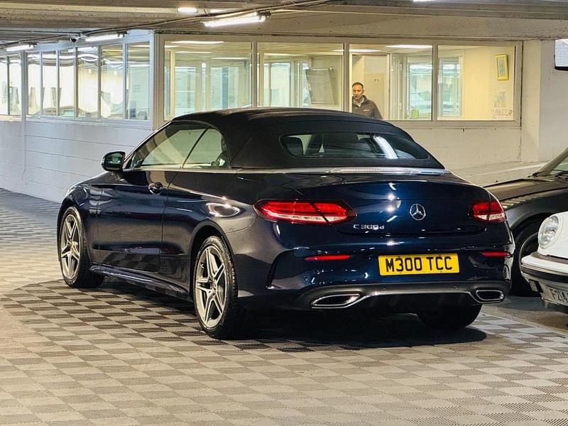Used Mercedes C300 AMG Line Premium 2018 Blue Cabriolet