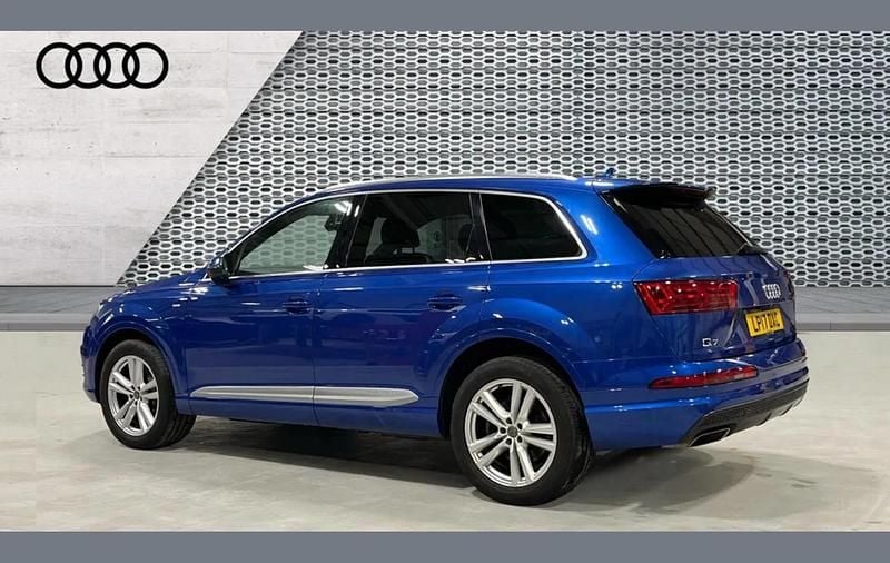 Used Audi Q7 S-Line 218 HP (160 kW) 2017 Blue SUV