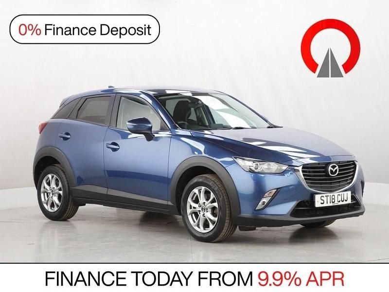 Used Mazda CX-3 105 HP (77 kW) 2018 Blue SUV