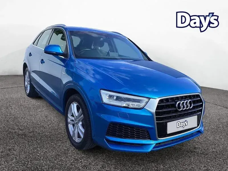 Used Audi Q3 S-Line 150 HP (110 kW) 2017 Blue SUV