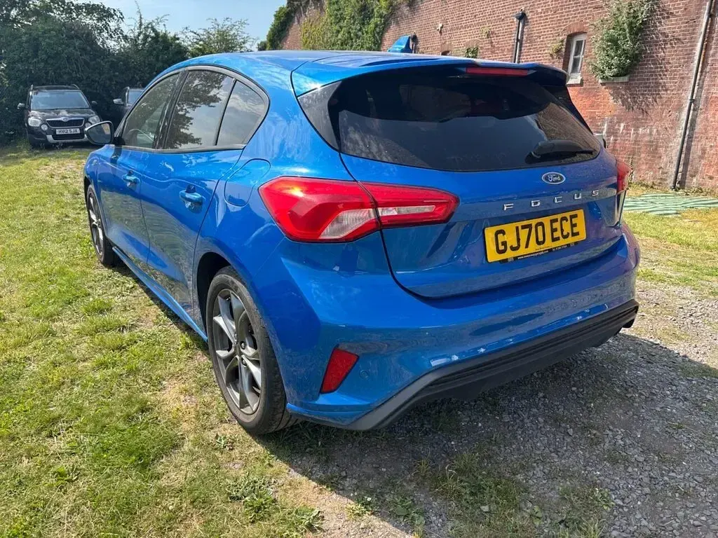 Used Ford Focus ST-Line 125 HP (91 kW) 2020 Blue Hatchback