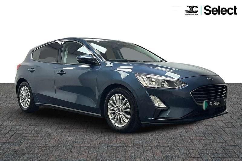 Blue Used 2019 Ford Focus Titanium Hatchback | £10,300 (Good price) - Image 1/4