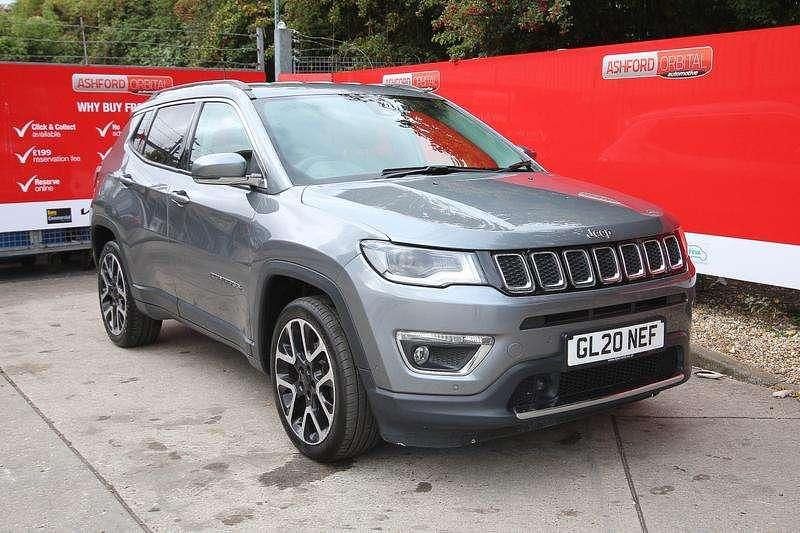 Grey Used 2020 Jeep Compass Limited SUV | £11,495 (Fair price) - Image 1/3
