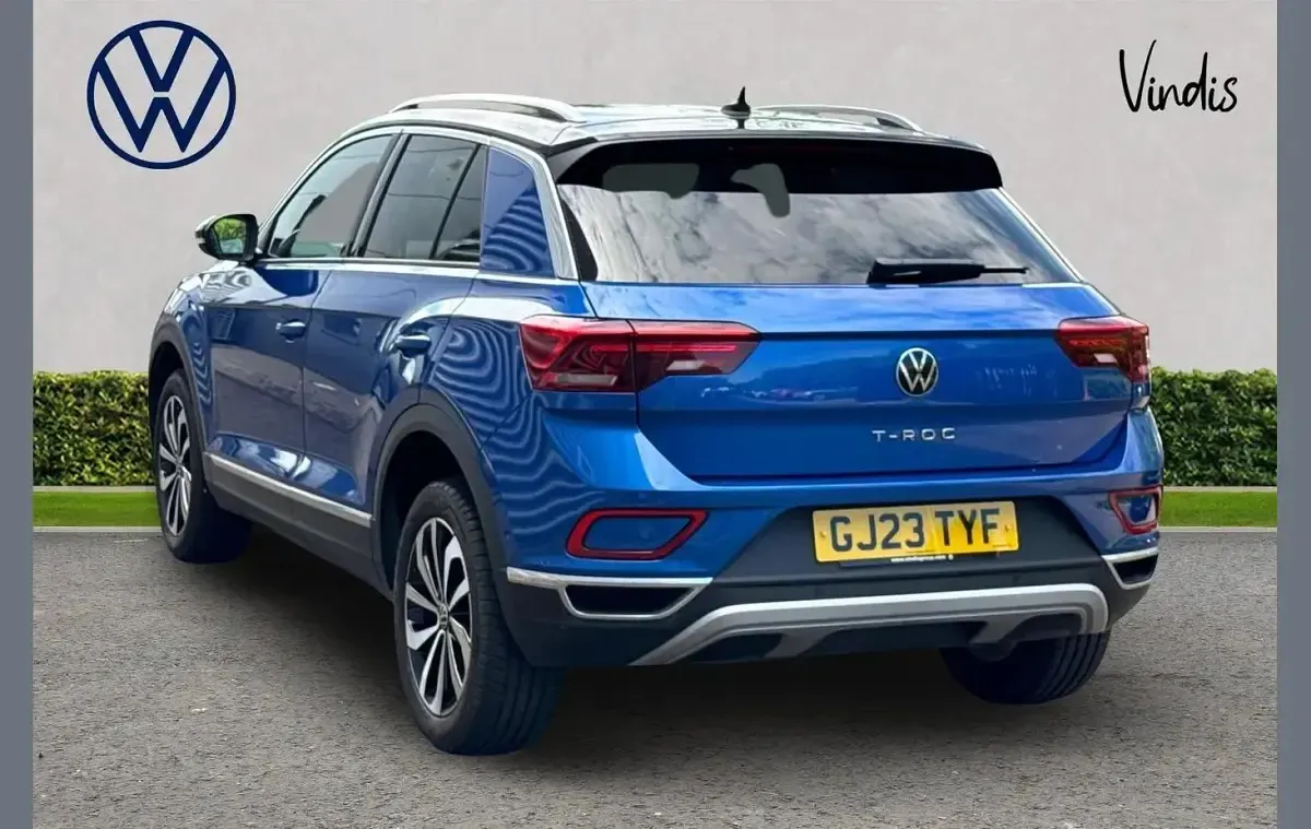 Used VW T-Roc Style 150 HP (110 kW) 2023 Blue SUV