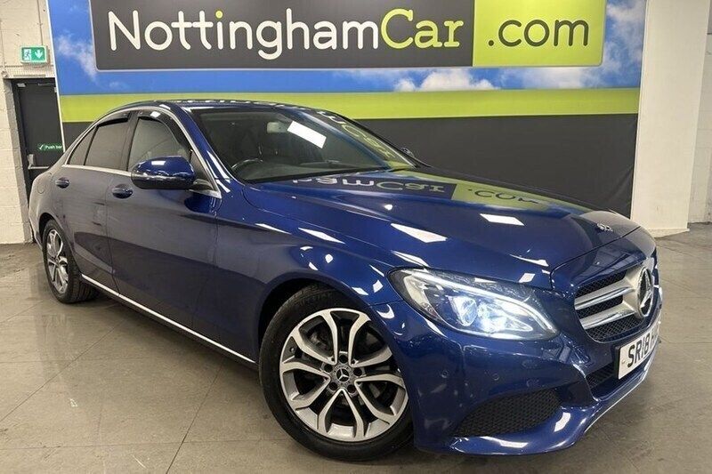 Blue Used 2018 Mercedes C220 Sedan | £11,495 (Super price) - Image 1/1
