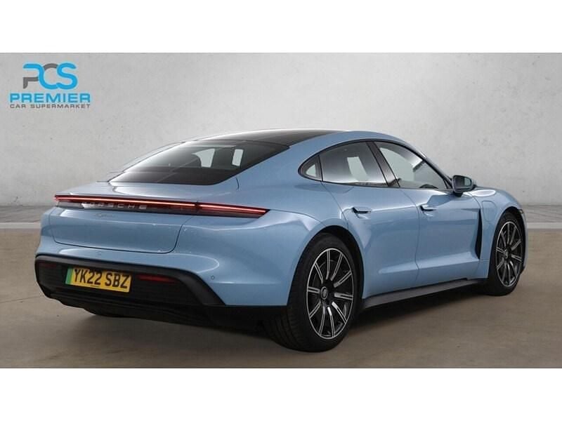 Used Porsche Taycan Performance Package 350 kW (476 HP) 2022 Blue Sedan