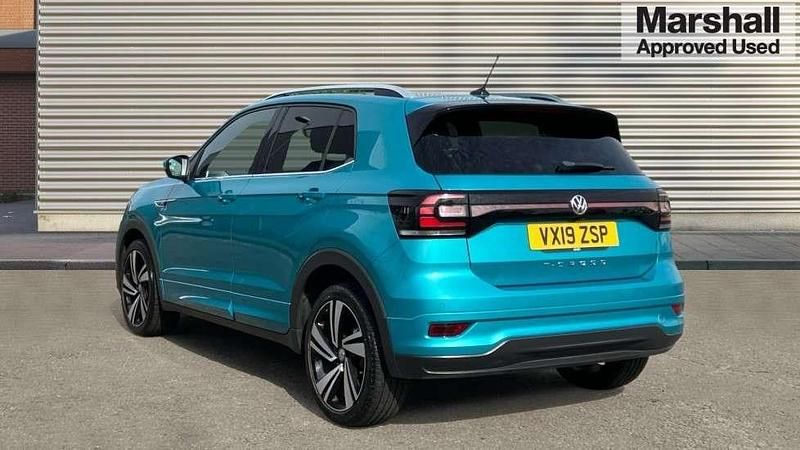 Used VW T-Cross R-line 115 HP (84 kW) 2019 Turquoise SUV