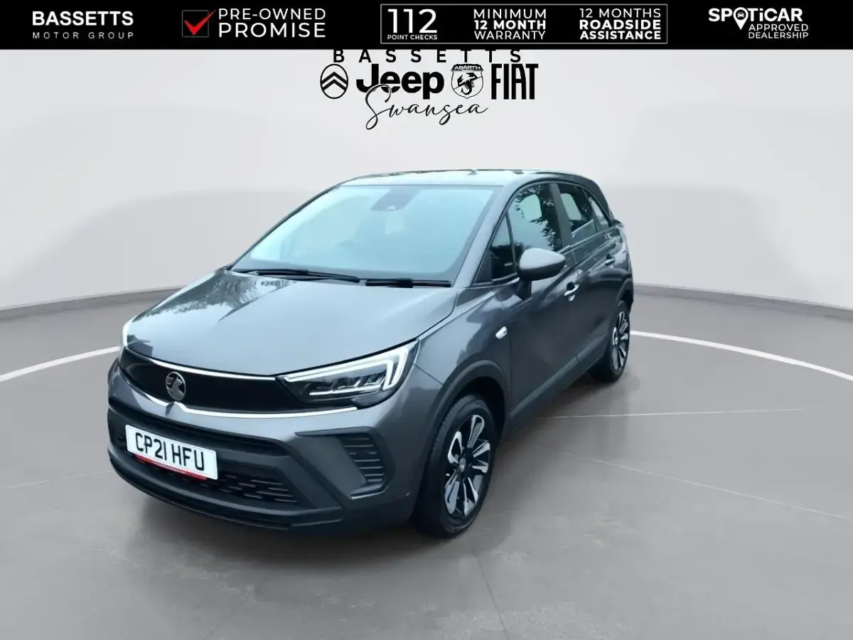 Used Vauxhall Crossland S 83 HP (61 kW) 2021 Grey SUV