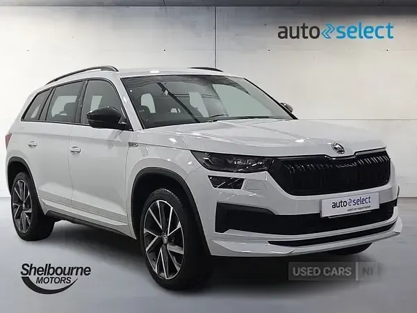 Second-hand Skoda Kodiaq SportLine 150 CP (110 kW) 2024 Alb SUV