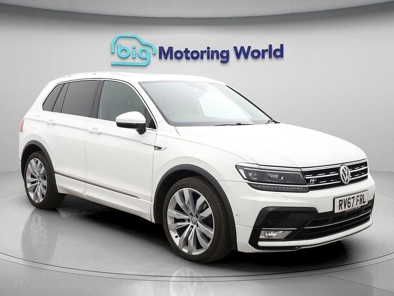 White Used 2017 VW Tiguan R-line SUV | £19,072 (Fair price) - Image 1/4