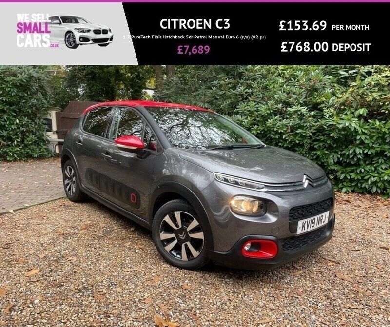 Grey Used 2019 Citroën C3 Flair Hatchback | £7,689 (Fair price) - Image 1/4