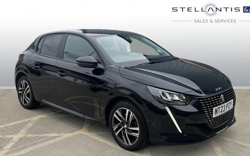 Black Used 2023 Peugeot 208 Active+ Hatchback | £12,701 (Fair price) - Image 1/4
