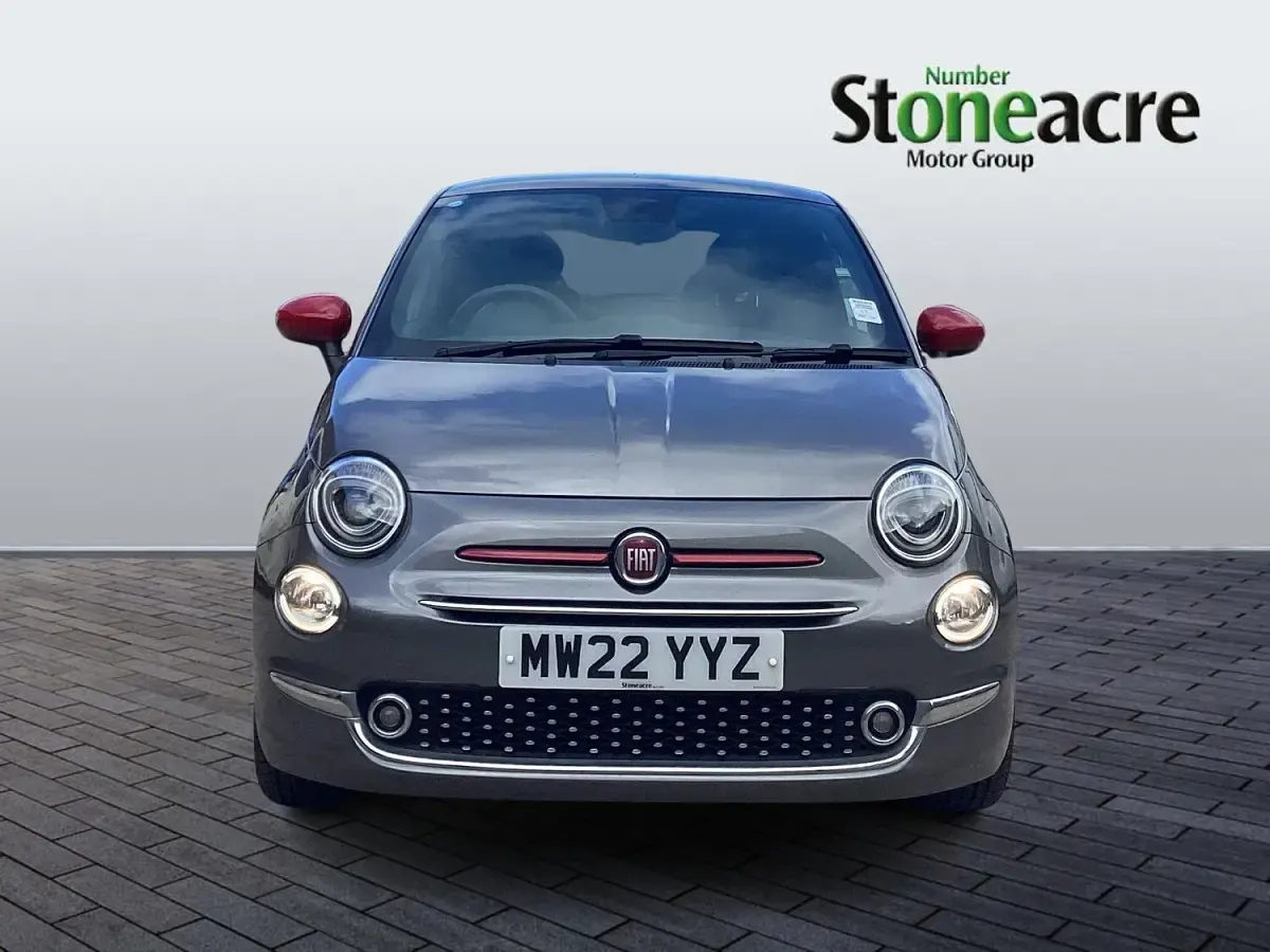 Used Fiat 500 Red 70 HP (51 kW) 2022 Grey Hatchback
