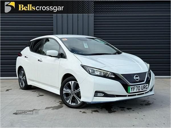 White Used 2020 Nissan Leaf N-TEC Hatchback | £11,490 (Fair price) - Image 1/4