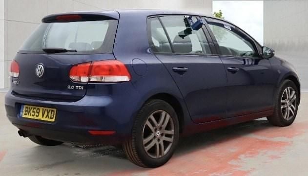 Usado VW Golf VI SE 140 HP (102 kW) 2009 Azul Citadino