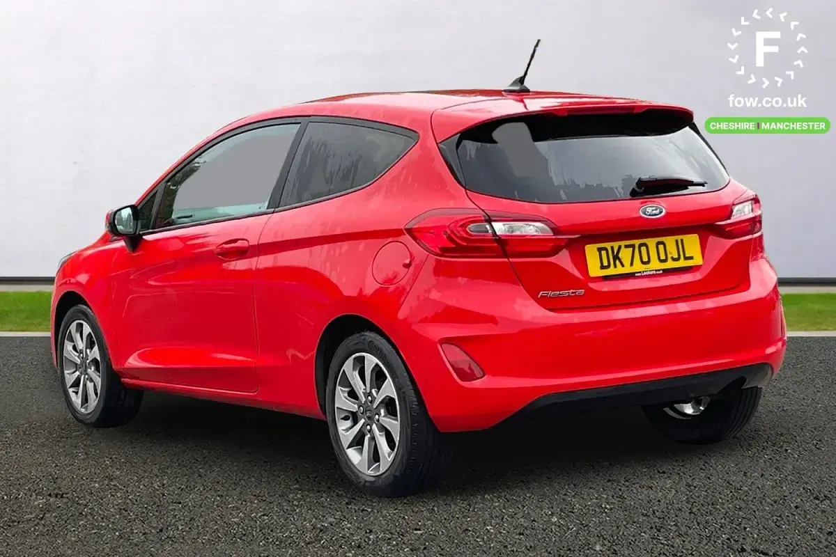 Used Ford Fiesta Trend 75 HP (55 kW) 2020 Red Hatchback