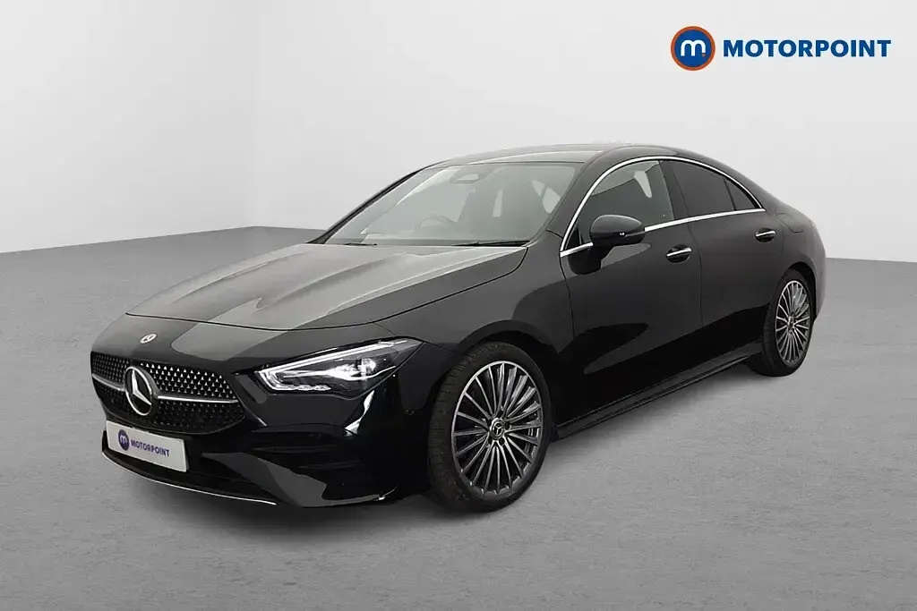 Used Mercedes CLA200 AMG Line Premium 163 HP (119 kW) 2025 Black Coupe