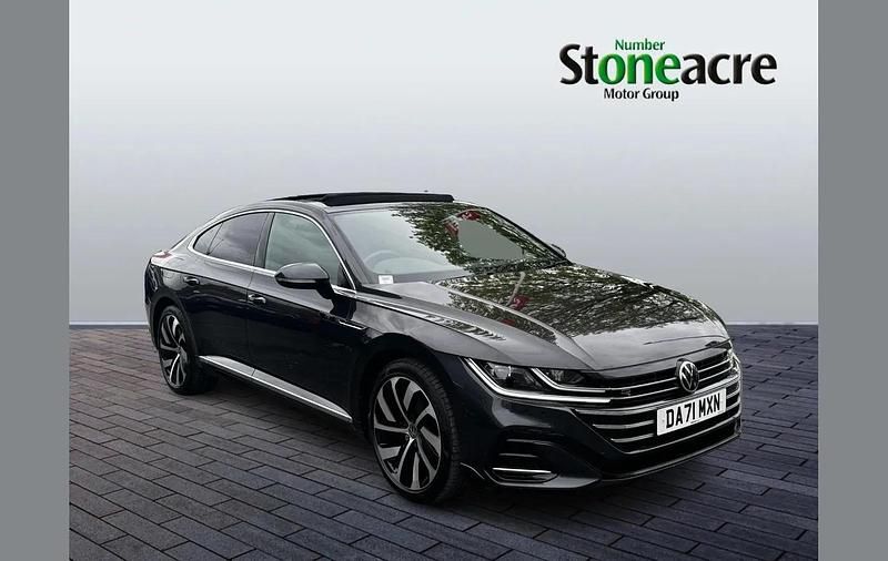 Usado VW Arteon R-line 190 HP (139 kW) 2021 Cinzento Citadino