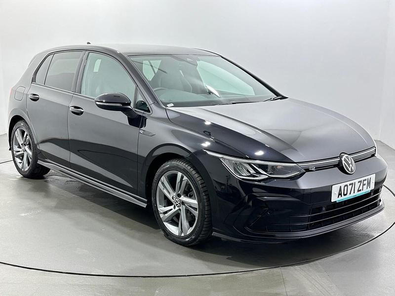 Used VW Golf VIII R-line 150 HP (110 kW) 2022 Black Hatchback