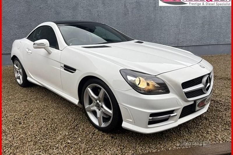 White Used 2014 Mercedes SLK250 AMG Cabriolet | £7,995 (A bit pricey) - Image 1/1