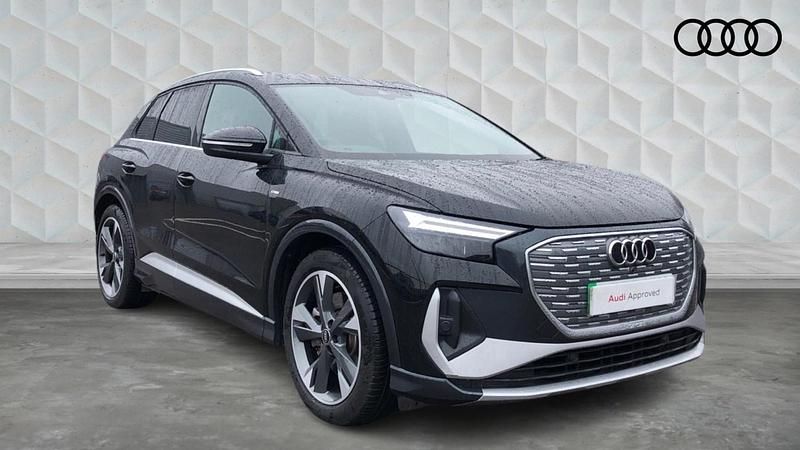 Used Audi Q4 e-tron S-Line 219 kW (299 HP) 2023 Black SUV