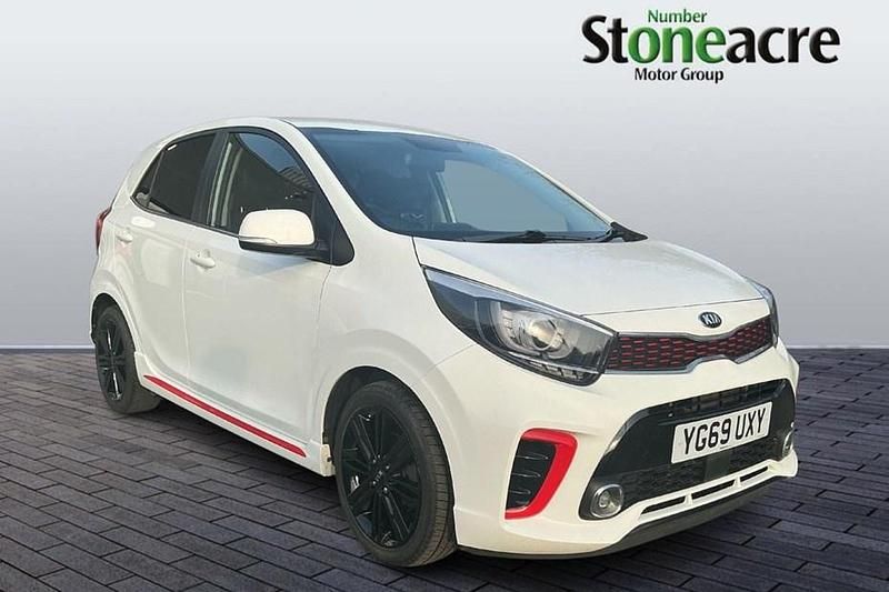 Used Kia Picanto GT-Line 99 HP (72 kW) 2019 White Hatchback