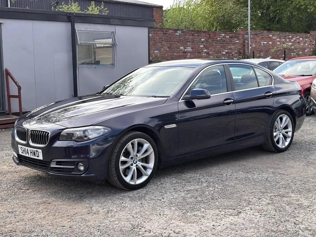 Used BMW 525 2014 Blue Sedan