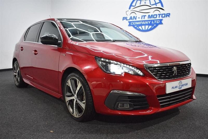 Red Used 2018 Peugeot 308 GT-line Hatchback | £6,495 (Fair price) - Image 1/4