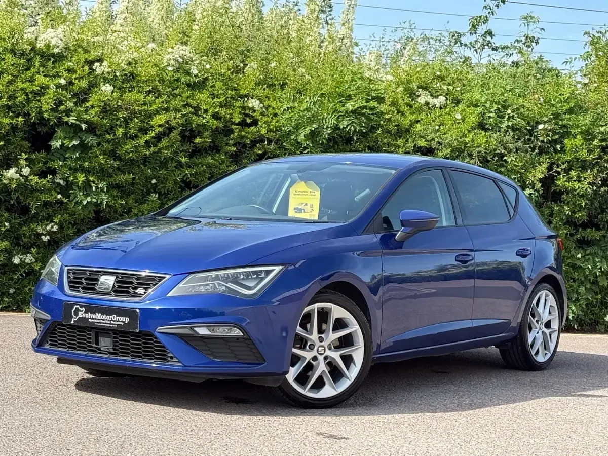 Used Seat Leon FR 150 HP (110 kW) 2018 Blue Hatchback
