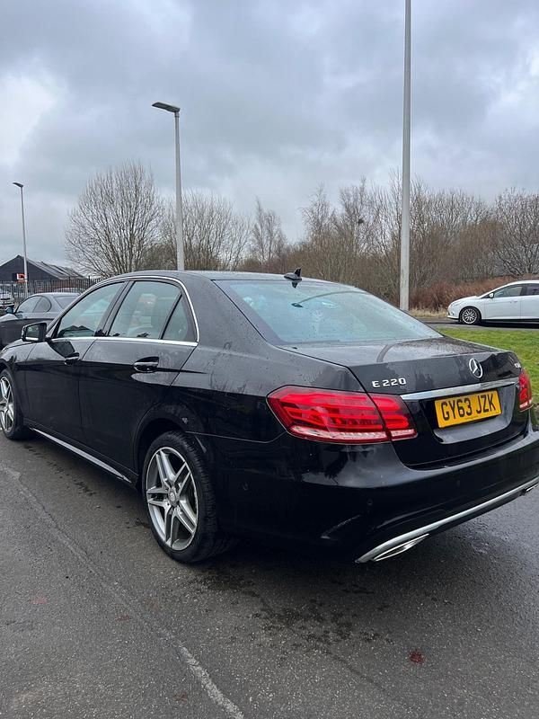 Used Mercedes E220 AMG 170 HP (125 kW) 2014 Black Sedan
