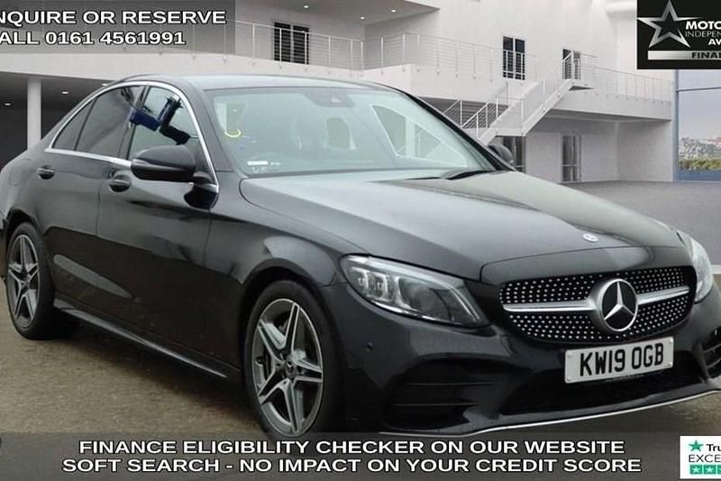 Black Used 2019 Mercedes C300 AMG Line Premium Sedan | £18,970 (Fair price) - Image 1/1