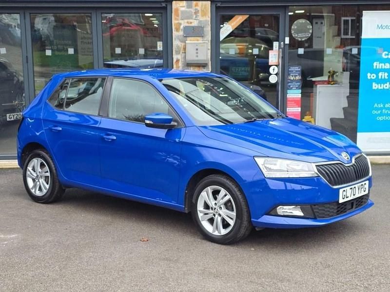Used Skoda Fabia SE 60 HP (44 kW) 2020 Blue Hatchback