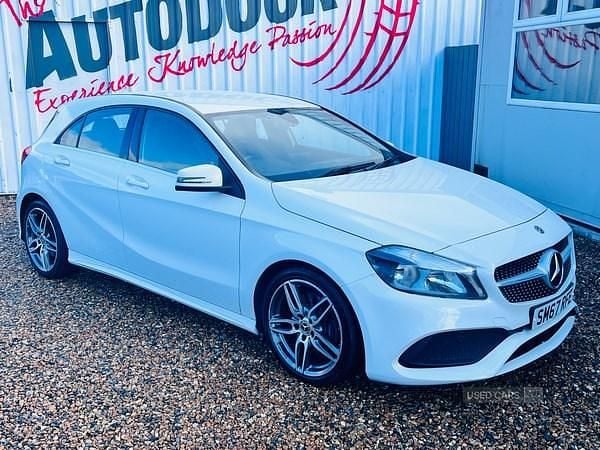 Used Mercedes A220 AMG line 2018 White Hatchback