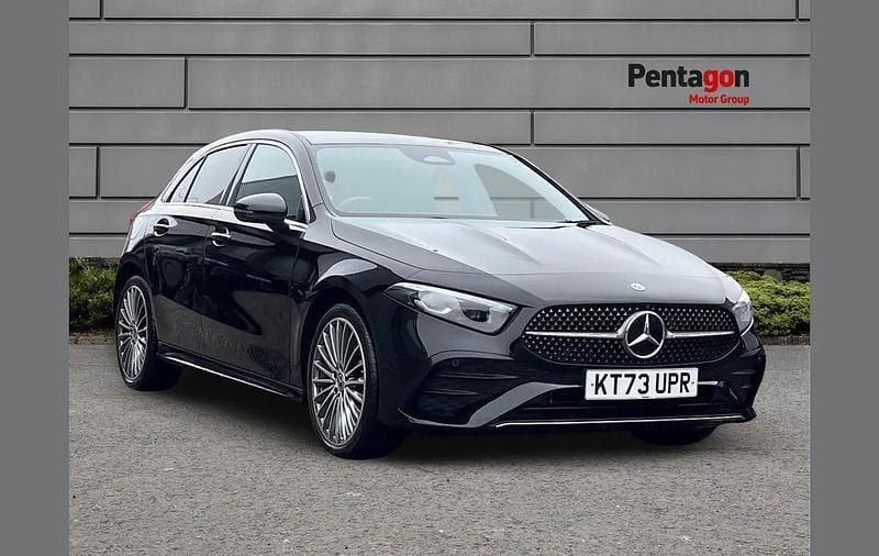 Used Mercedes A250 AMG Line Premium Plus 214 HP (157 kW) 2023 Black Hatchback
