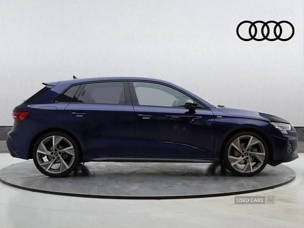 New Audi A3 Black Edition 2025 Blue Hatchback