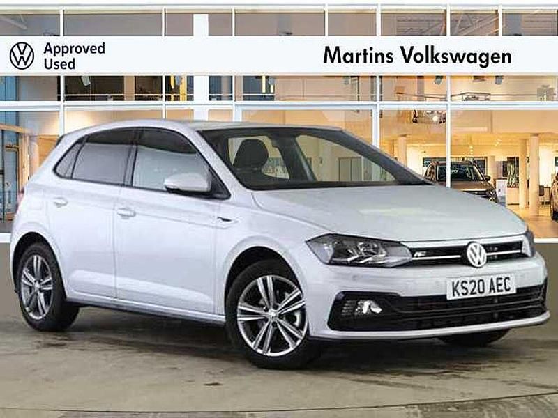 Silver Used 2020 VW Polo R-line Hatchback | £15,290 (Fair price) - Image 1/4