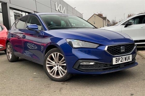 Blue Used 2021 Seat Leon SE Dynamic Hatchback | £14,842 (Fair price) - Image 1/1