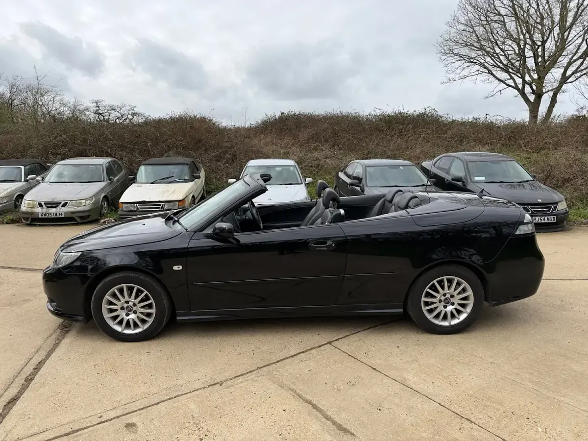 Used Saab 9-3 Linear 2009 Black Cabriolet