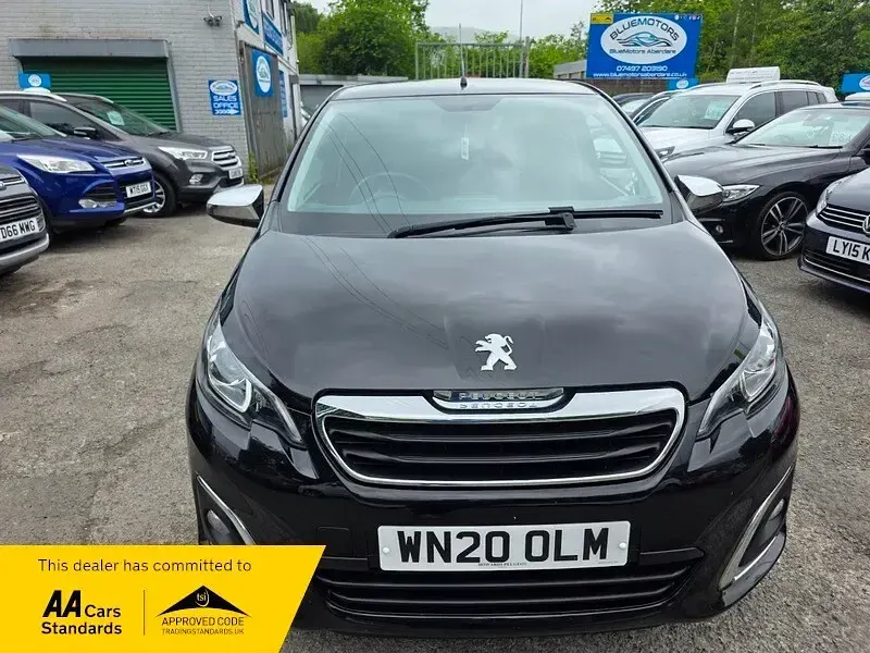 Used Peugeot 108 Collection 2020 Black Hatchback