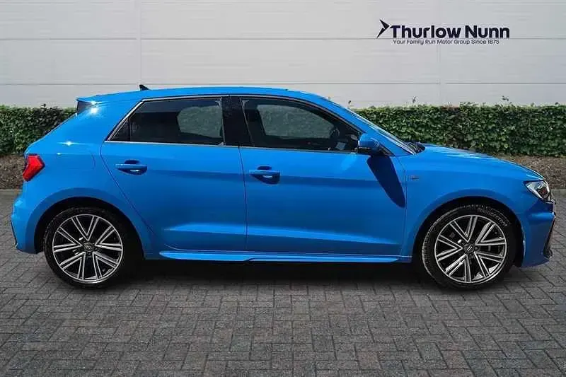 Used Audi A1 Sportback S-Line 116 HP (85 kW) 2020 Blue Hatchback