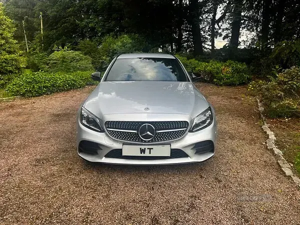 Used Mercedes C220 AMG line 194 HP (142 kW) 2021 Silver Sedan