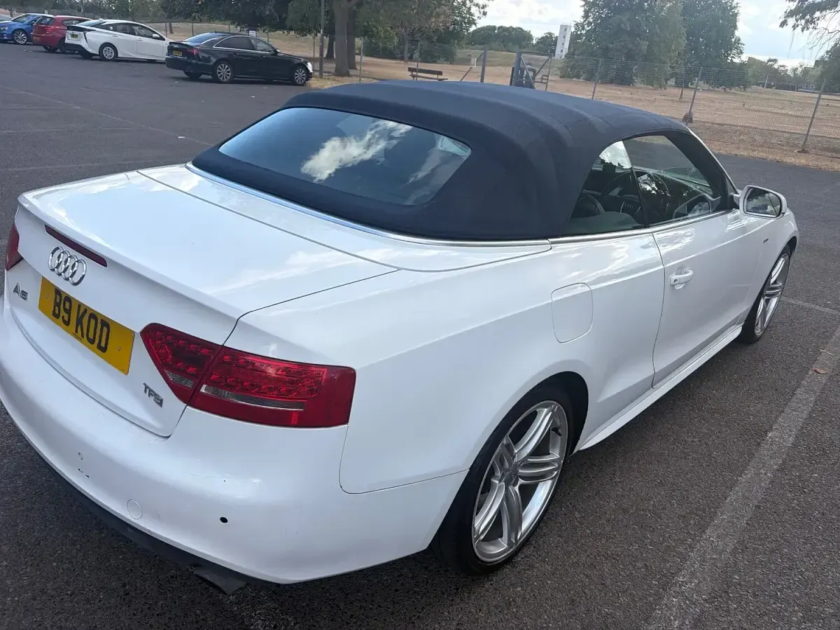 Used Audi A5 Cabriolet S-Line 2011 White Cabriolet