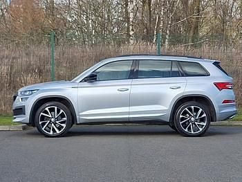 Used Skoda Kodiaq SportLine 150 HP (110 kW) 2022 Silver SUV