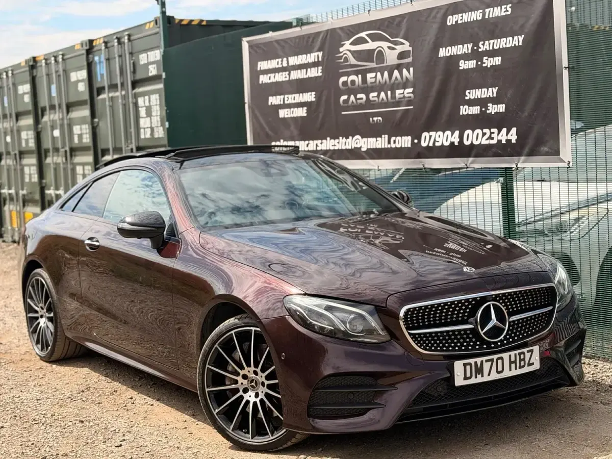 Used Mercedes E400 AMG Line Premium Plus 2020 Red Coupe