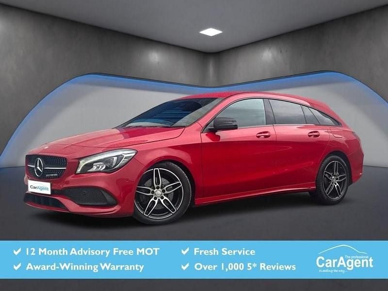 Red Used 2016 Mercedes CLA220 Shooting Brake AMG line Estate | £14,495 (Fair price) - Image 1/4